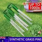 Grass Pins Primeturf Synthetic Artificial Fake Lawn Turf Weed Mat U Pegs Weedmat