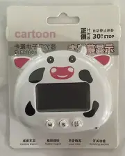 Large LED Digital Electronic Timer - Cartoon Cow Theme