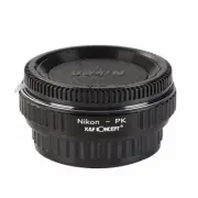 K&F Concept Adapter for Nikon F Mount Lens to Pentax K PK Camera with Glass K20D