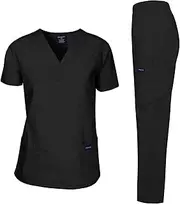 Dagacci Scrubs Medical Uniform Men Scrubs Set Medical Scrubs Top and Pants