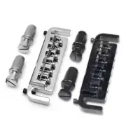 Guitar Bridge Tailpiece for Solid-body Electric Guitar Chrome/Black