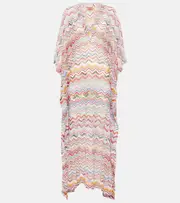 [Missoni Mare] Missoni Mare Zig Zag lamé beach cover-up AU 14 multicoloured