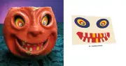 REPLACEMENT GLASSINE PAPER INSERT FOR WOBBLY GRIN HALLOWEEN LANTERN #A