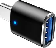 USB to C Adapter - Car Charging Adapter with 3.0 - Fast Charge, USB A to Type C Charger Cord Braided Compatible with Laptop, PC, Charger,