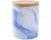 Dog snacks Jar, Ceramic and Wood Pet Food Canister,Dog Biscuit Storage Jar-style6