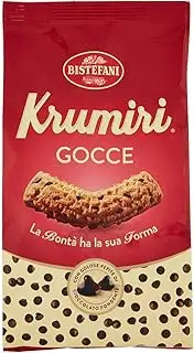 3X Bistefani Krumiri con Gocce di Cioccolato Cookies with Chocolate Chips Italian Biscuits 300g