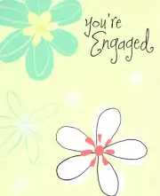 Happy Congratulations Engagement Proposed You're Engaged Hallmark Card