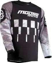 Moose Offroad Qualifier S25, jersey , color: Black/Purple/White , size: XL