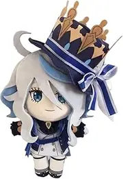 CALEMBOU Anime Plush Figure Cute Soft Stuffed Doll 8" Lyney Freminet Furina Wriothesley Neuvillette Plushies for Genshin Fans (Focalors)