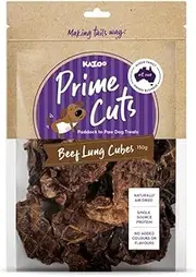 Kazoo Prime Cuts Beef Lung Cubes - 150g