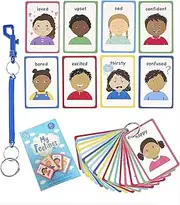 My Feelings Cards and Emotions Flash Cards for Special Needs, Autism as Cue Cards, Aiding with Empathy and Social Skills, Also a Great Tool for SENCO
