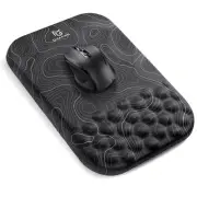Upgrade Ergonomic Mouse Pad Wrist Rest with Memory Foam Massage Bump, Enlarge...