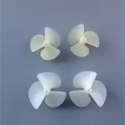 LUMIXE 2Pairs Three-Blade Props CW CCW Propellers Full Immersion Propeller for RC Boats Connect Parts 2.0mm Hole D36mm/D42mm Boat Propeller (Color : D36mm)