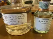Library of Flowers True Vanilla Bubble Bath And Eau De Perfume New