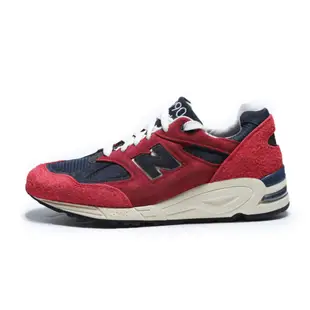 NEW BALANCE 慢跑鞋 NB 990 V2 紅藍 美製 復古鞋 男 M990AD2