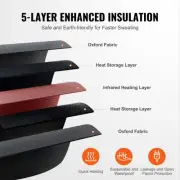 Portable Far Infrared Sauna Blanket for Detox Home Use Adjustable Temperature