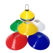 20PCS Cone Saucer Soccer Football Sports Training Disc Markers Fitness Exercise