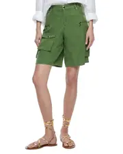 alice + olivia Jaxon Slouchy Fit Cargo Short