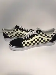 VANS Old Skool Black 11 Checkerboard -NEW