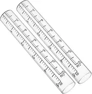 Outdoor Yard Garden Rain Gauge Replacement Glass Tube Precise Rainfall Measurement Elegant Design Tool