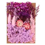 Pressed Flowers Bulk Dried Flowers Natural Pressed Flowers Leaves Light Purple