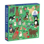 500pc Mudpuppy Kids/Children Jigsaw Puzzle Game Toy 51x51cm Doodle Dogs 8+