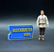 BLOCKBUSTER VIDEO SIGN 1:18 SCALE DIORAMA 3.75 IN FIGURE STAR WARS