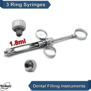 Dental Syringes Cartridge Filling Injection Three Ring Aspirating Lab Instrument
