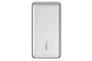 Belkin BoostCharge Power Bank 10K (3 Port) - Silver(BPB011btSL),2xUSB-A (12W),1xUSB-C (15W),USB-C to USB-A Cable,15W Total Power,2 Years Warranty BPB011btSL