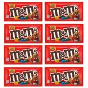 900521 8 x 46.2G PACKETS PEANUT BUTTER M&M'S M&MS CANDY CHOCOLATE SHARE SIZE