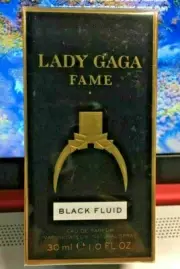 Lady Gaga Fame Black Fluid Perfume 1.0 fl oz ~ New & Sealed VHTF