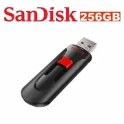 USB Flash Drive SanDisk 256GB Memory Stick Pen PC Mac USB Cruzer Glide CZ60