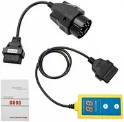 B800 Car Airbag Scan Reset Tool Diagnostic SRS Scanner Read Clear Airbag Trouble Codes for E34 E36 E38 E39 E46 Z3 Z4 X5 1994 to 2003