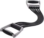 BCOATH 1pc Puller Abdomen Exercise Band Pectoral Muscle Exerciser Arm Stretch Chest Workout Equipment Fitness Rope Core Chest Expander Banda para Ejercicios Bungee Cords Black Pp Plastic