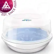 Philips Avent Microwave Steam Steriliser For Baby Bottle Pacifiers Cup│SCF281/02