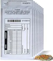 Bank Deposit Bags, Tamper Proof Bags, Opaque Plastic Bank Deposit Envelopes, Deposit Bags for Cash, Checks, and Credit Cards, Cash Transmittal Bags with Tamper-Evident Seal, (5" x 9" – 1,000 Bags)