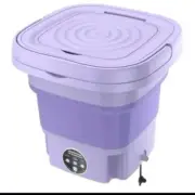 MINI Portable Wash Machine 8lbs Dual Knobs Timer Control Compact Laundry
