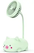1 Pc Stand Type Fan Student Dormitory Foldable Cute Cartoon