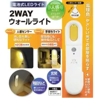 在飛比找momo購物網優惠-【日本WAGO】分離式壁掛燈 手電筒兩用燈 360度頭轉 人