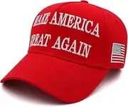 [Hiwelove] Trump 2024 Hat Donald Trump Merchandise MAGA Hat Make America Great Again Hat USA Flag Embroidered MAGA Baseball Cap
