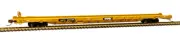 Atlas N Scale ACF 89' F89-J Flatcar/Triple Hitches TTX/RTTX (Yellow) #601325