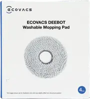 Ecovacs DEEBOT Washable Mopping Pad 4Pk for X5 Series