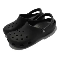 在飛比找momo購物網優惠-【Crocs】涼拖鞋 Classic Clog 全黑 洞洞鞋