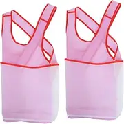 SAFIGLE 2 Pcs Laundry Drying Apron: Large Capacity Clothes Drying Bib with Pouch Waterproof Practical and Durable for Women Men and Household Use