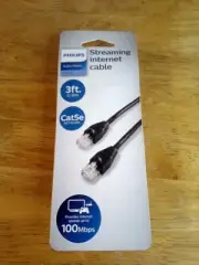 Philips Cat 5e Ethernet Streaming Internet Cable - 3ft Audio Video