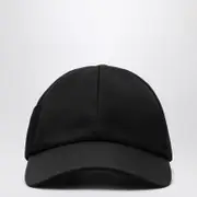 [JACQUEMUS] Black Ovalie baseball cap 58 EU Black