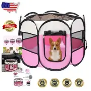 Stylish 36"x36" Pet Tent Playpen - Collapsible Dog Crate for Indoor/Outdoor Use