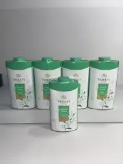 5 new yardley London imperial jasmine beauty talc, sealed, damaged outer have de
