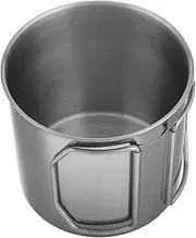 Generic Stainless Steel Outdoor Teacup Durable Reusable Travel Mug for Hiking and Picnics Stylish Design for Camping and Office Use Lightweight and Functional Drinkware