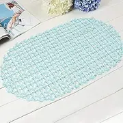 Tomeco New Bathroom Tub Non-Slip Bath Floor Bubble Shower Tub Mat Plastic Rubber PVC 4 Color 37*67cm - (Color: 3)